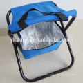 Mini folding fishing cooler stool/fishing stool with cooler bag